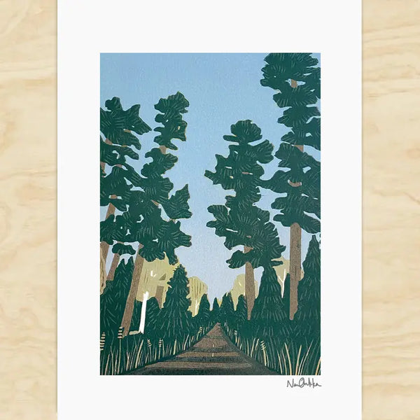 Autumn Pines Card