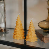 Pine Tree Beeswax Candle