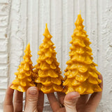 Pine Tree Beeswax Candle