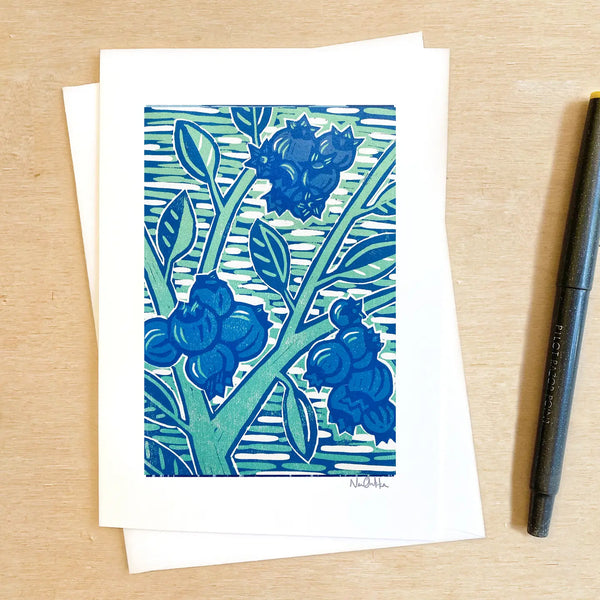 Blueberries Card