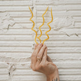 Curly Beeswax Birthday Candles