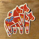 Dala Horse Sticker