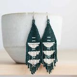 Beaded Fringe Earrings