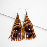 Beaded Fringe Earrings