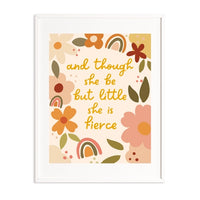 She is Fierce - Nursery Art Print