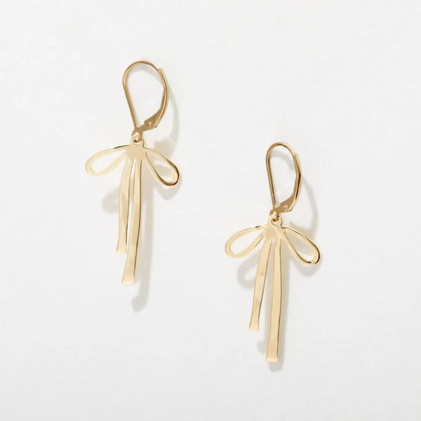 Bow Drop Earrings