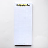 Love Lists Notepad