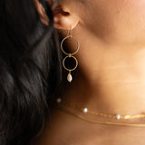 Ava Pearl Drop Earrings