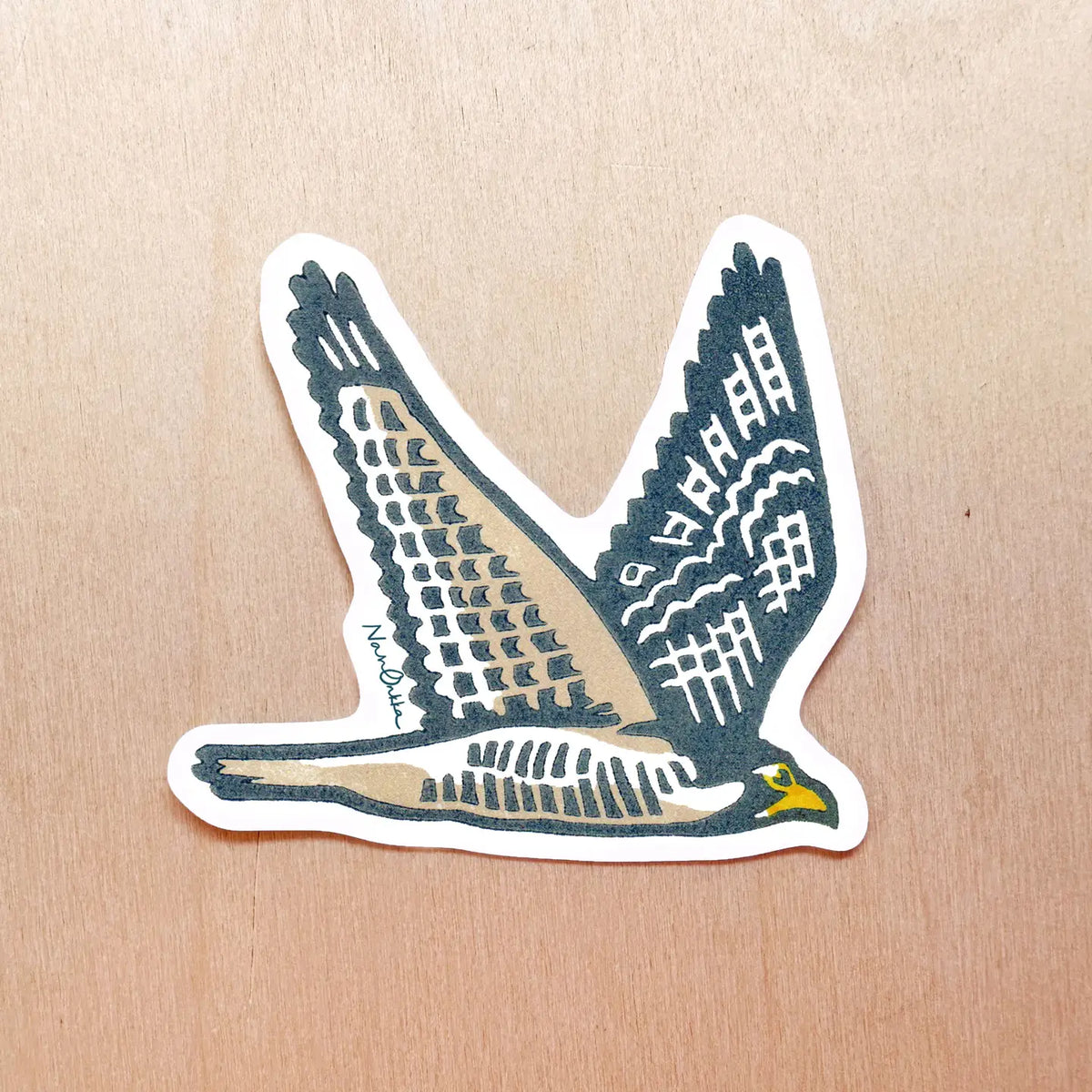 Peregrine Falcon Sticker – The North Country