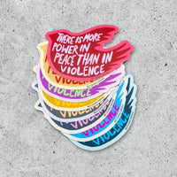 Power In Peace Sticker