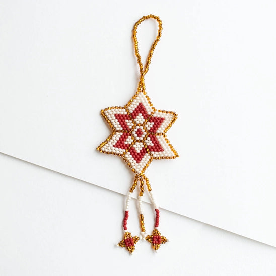 Beaded Star Ornament