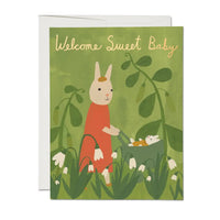 Sweet Bunny Baby Card