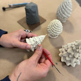Sculpted Tree Candle