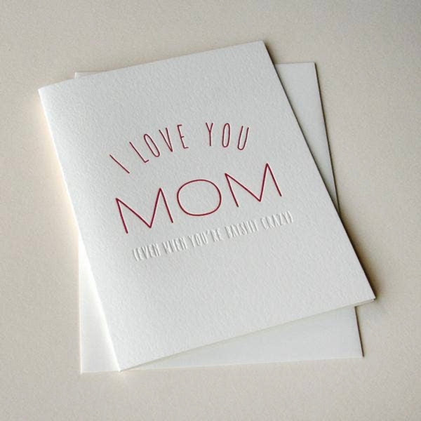 Crazy Mom Card