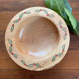 Wooden Holiday Serving Dish