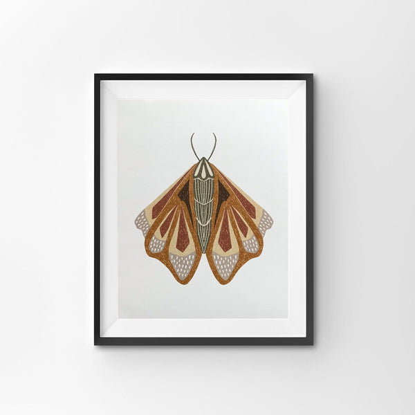 Triad Moth Print