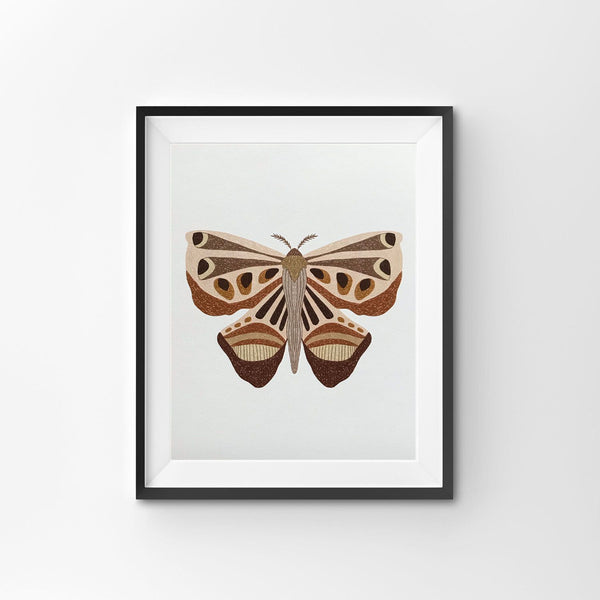 Woodland Moth Print