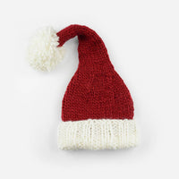 Hand Knit Santa Hat