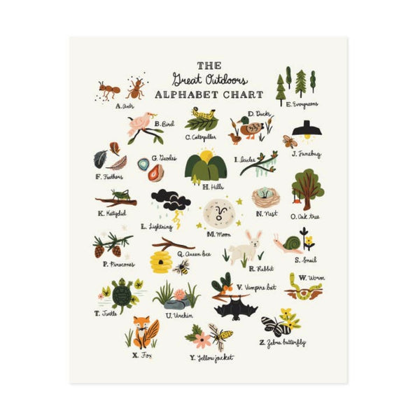 The Great Outdoors Alphabet