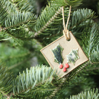 Holly Berry Ornament