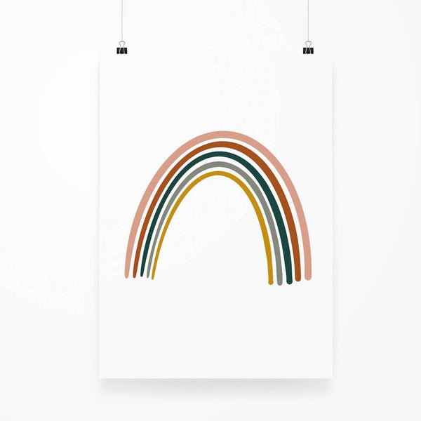 Retro Rainbow Print