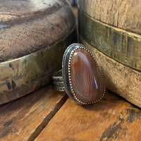 Lake Superior Agate Ring