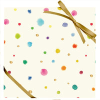 Colorful Watercolor Dots Stone Paper
