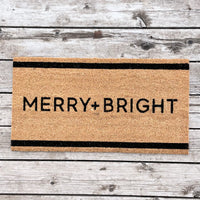 Merry +Bright Door Mat